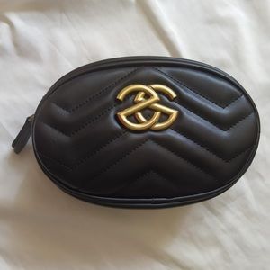 Faux Leather Belt Bag